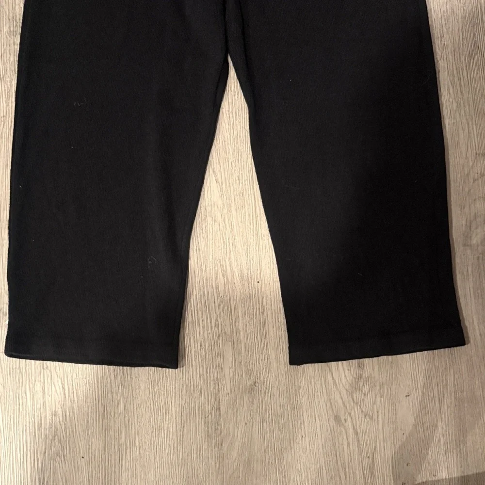St. John Sport Black Wide-Leg Pants